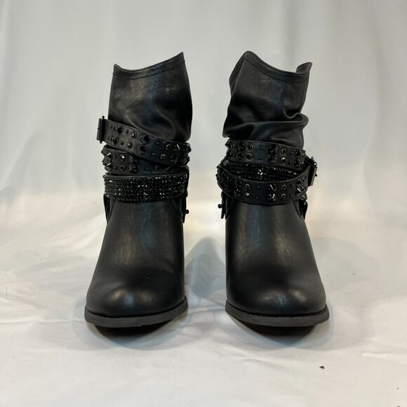 Not Rated Rhinestone Cowboy Ankle Boots | Women’s 8 - Picture 2 of 4
